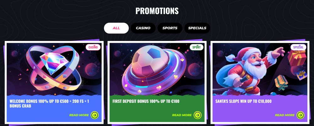 Lunubet Casino Bonus